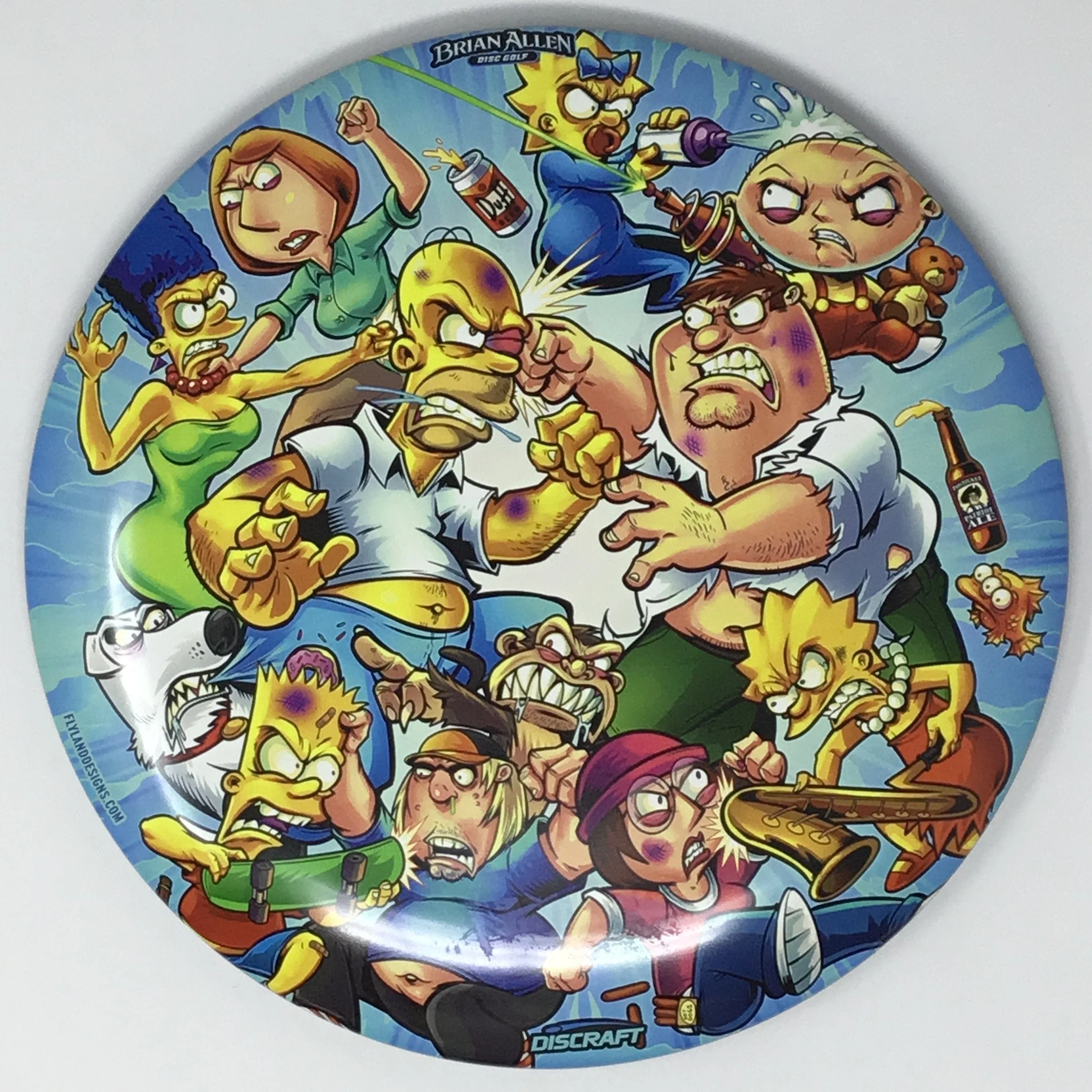 Buzzz (SuperColor ESP - "Family Guy vs Simpsons" Brian Allen Artist Series - Misprint)