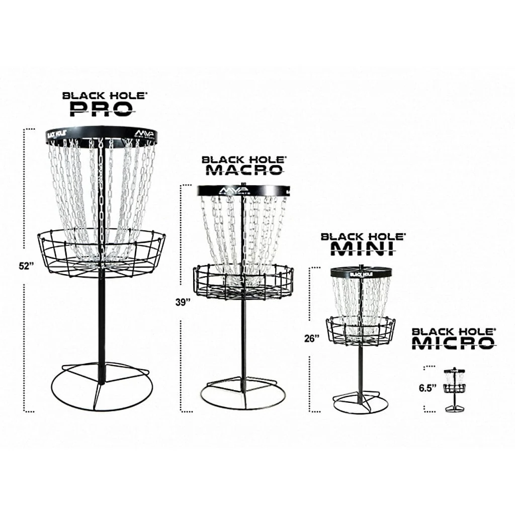 Disc Golf Basket (MVP Black Hole Micro) - Image 3