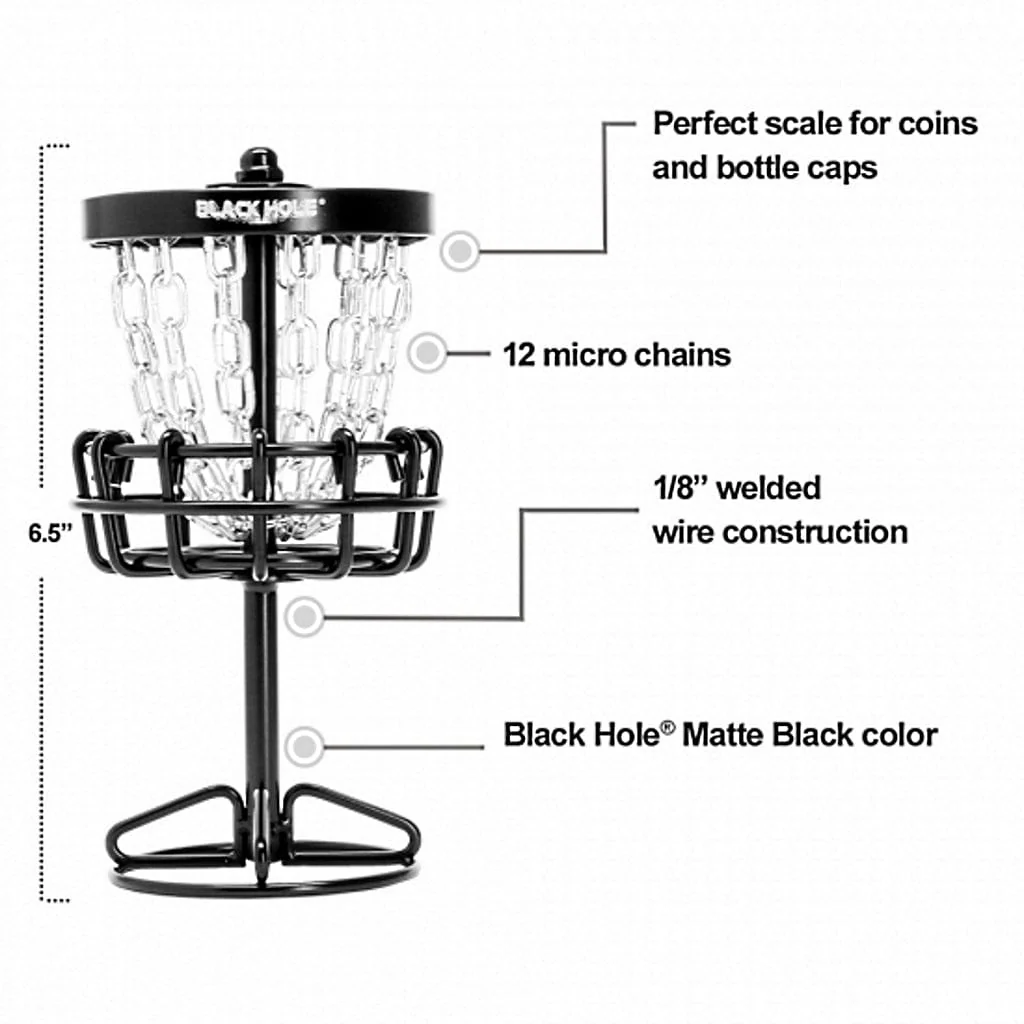 Disc Golf Basket (MVP Black Hole Micro) - Image 4