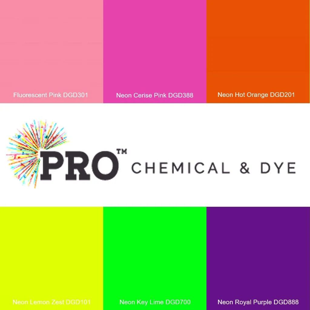 Disc Golf Dye (PRO Chemical & Dye - Neon Colours Disc Golf Dyeing Kit)