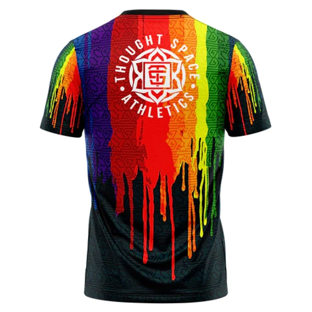 Thought Space Athletics Disc Golf Apparel (Thomas Gilbert Pride Jersey) - Image 2