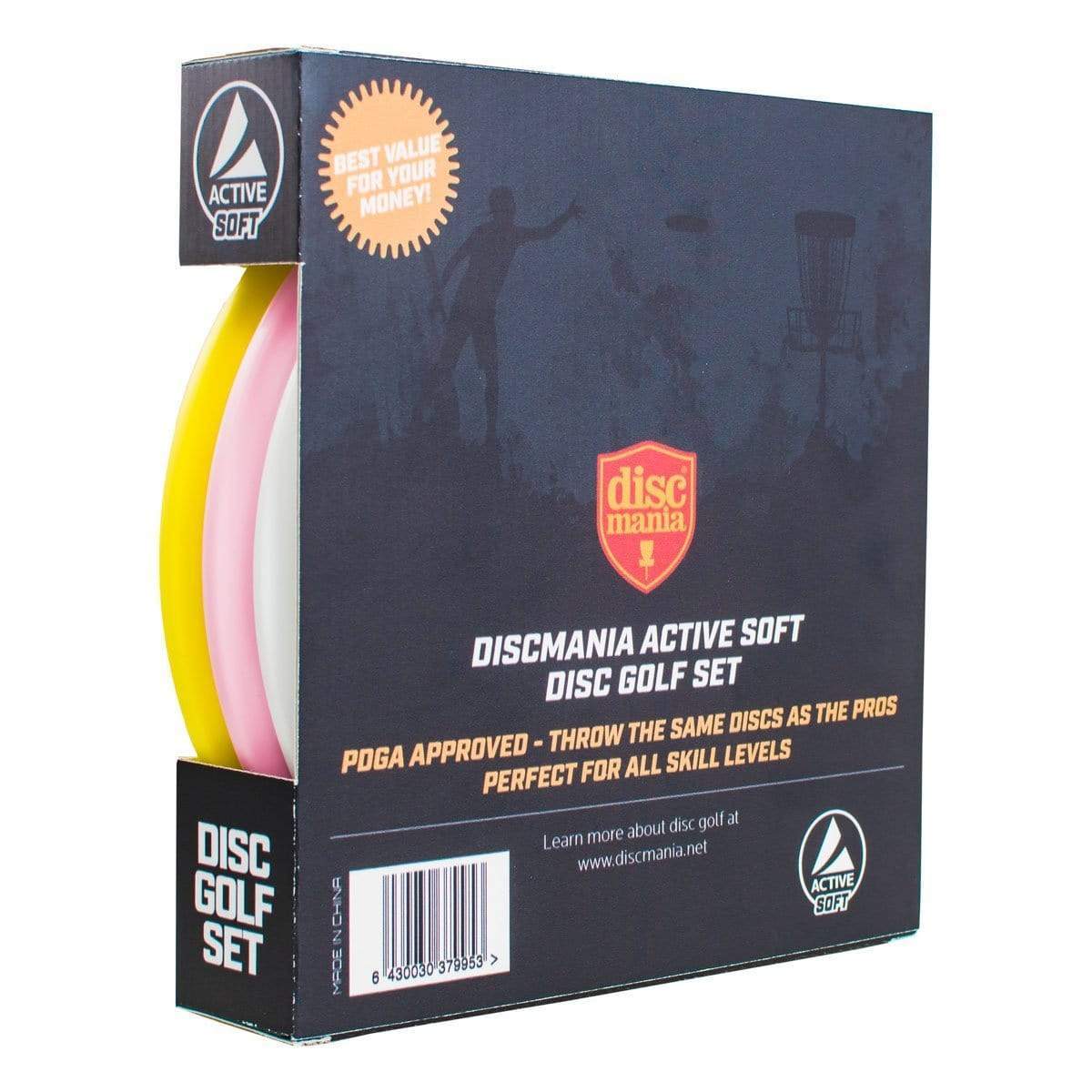 Disc Golf Starter Set (Discmania Active Soft 3-Disc Box Starter Set) - Image 3