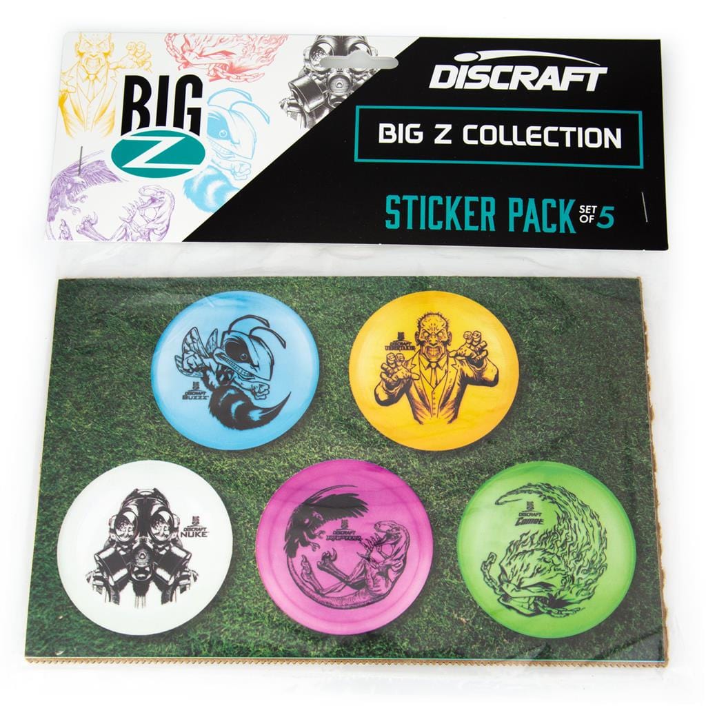 Discraft Big Z Character Sticker Sheet