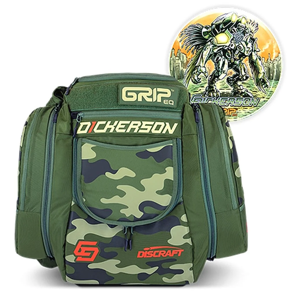 Discraft Disc Golf Bag (Chris Dickerson GRIPeq AX5 Series Disc Golf Bag optional Special Supercolor ESP Buzzz, 22 - 26 Disc Capacity) - Image 2