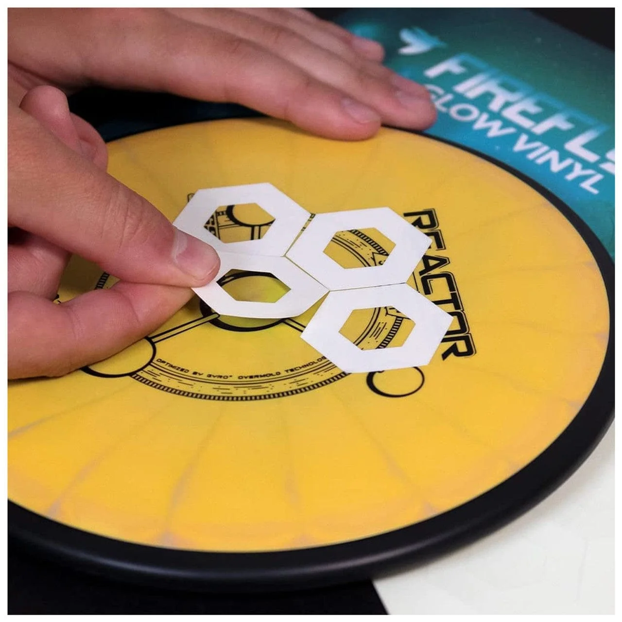 Glow Stickers (Hive Firefly Glow Vinyl - Aqua Glow) - Image 3