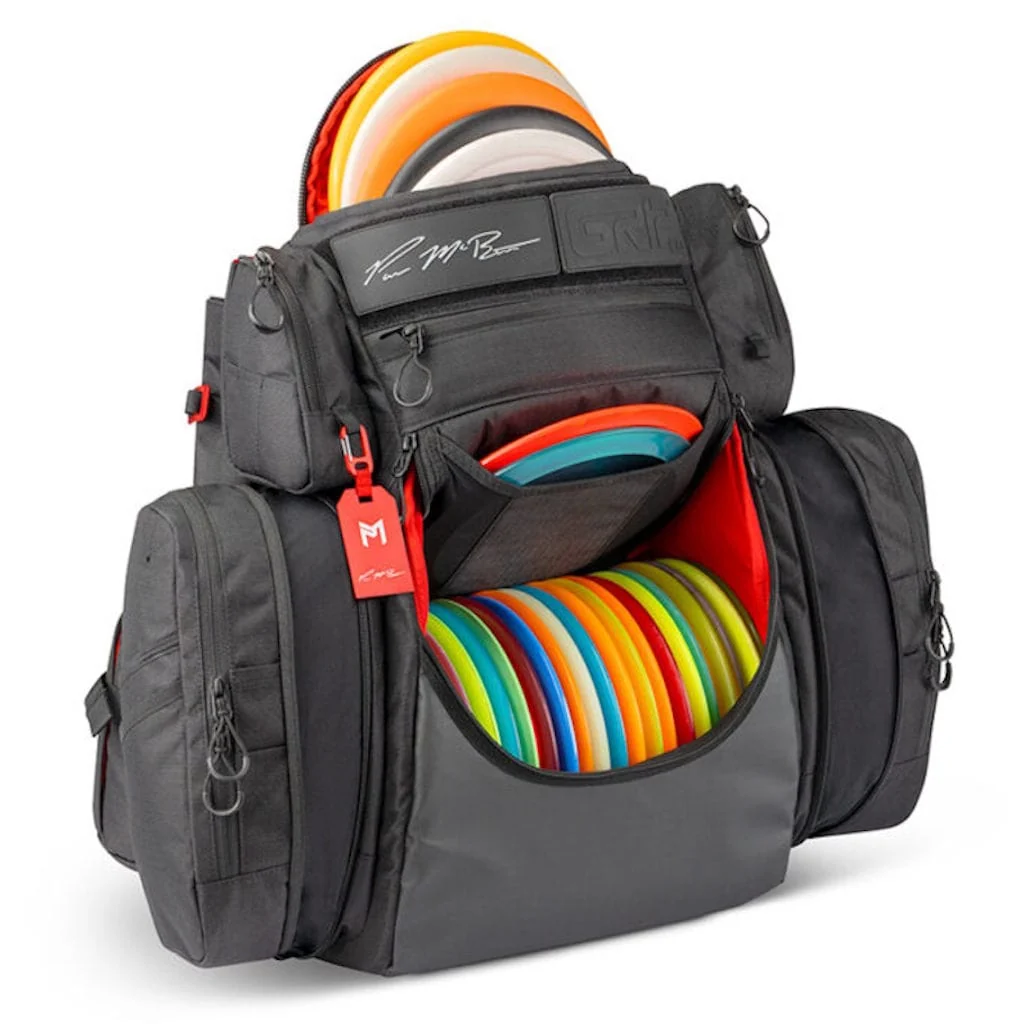 GRIPeq Disc Golf Bag (Paul McBeth Signature Backpack GRIPeq MB-PX1 Disc Golf Bag)