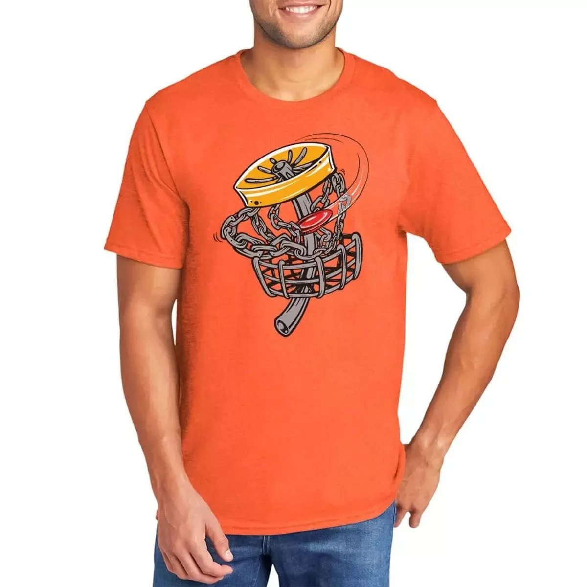 Innova Graffiti Target Tri-Blend Short Sleeve Disc Golf T-Shirt - Image 4