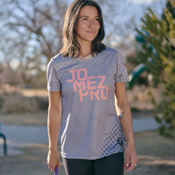 JomezPro Disc Golf Jersey (JomezPro Tracker 2021 Women's Jersey) - Image 4