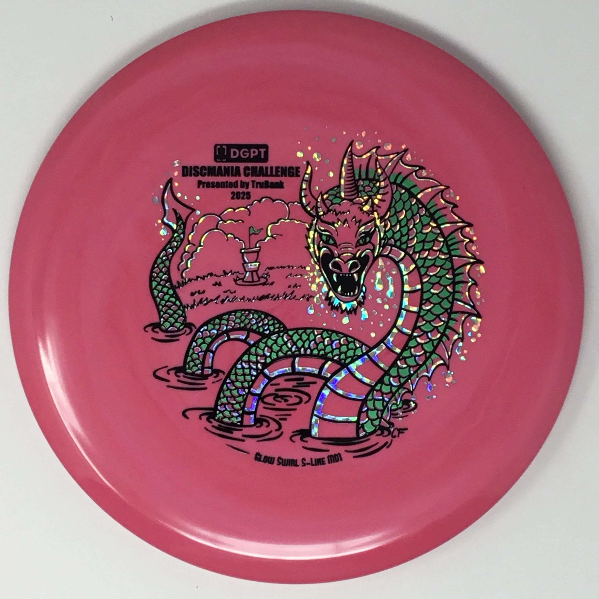MD1 (Glow Swirl S-Line - Discmania Challenge Fundraiser) - Image 3