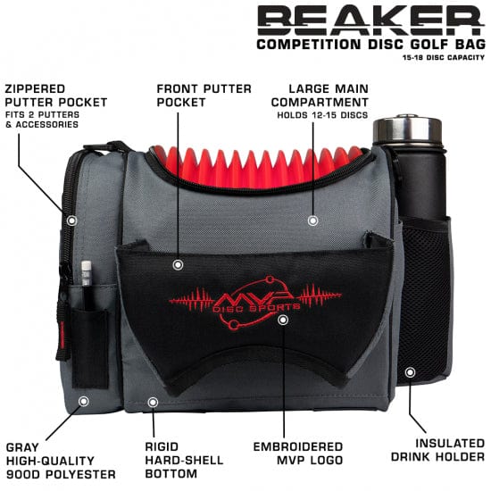 MVP Disc Golf Bag (MVP Beaker V2 Tournament Bag) - Image 30