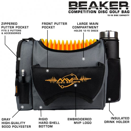 MVP Disc Golf Bag (MVP Beaker V2 Tournament Bag) - Image 8