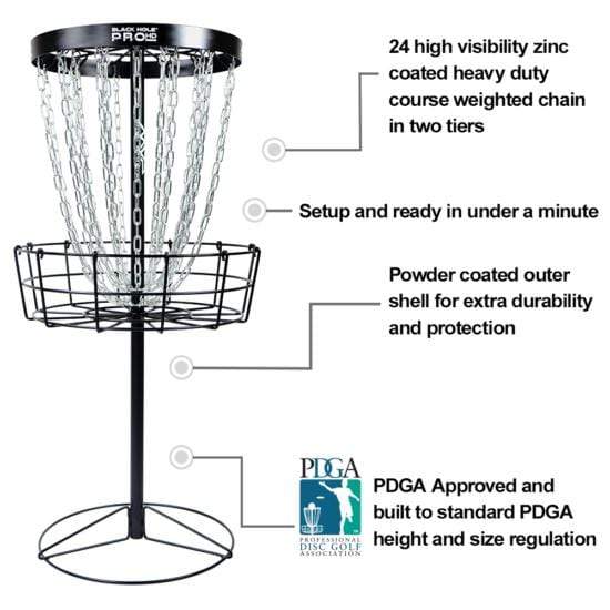 Disc Golf Basket (MVP Black Hole® Pro HD V2 + Transit Carrying Bag Set) - Image 3