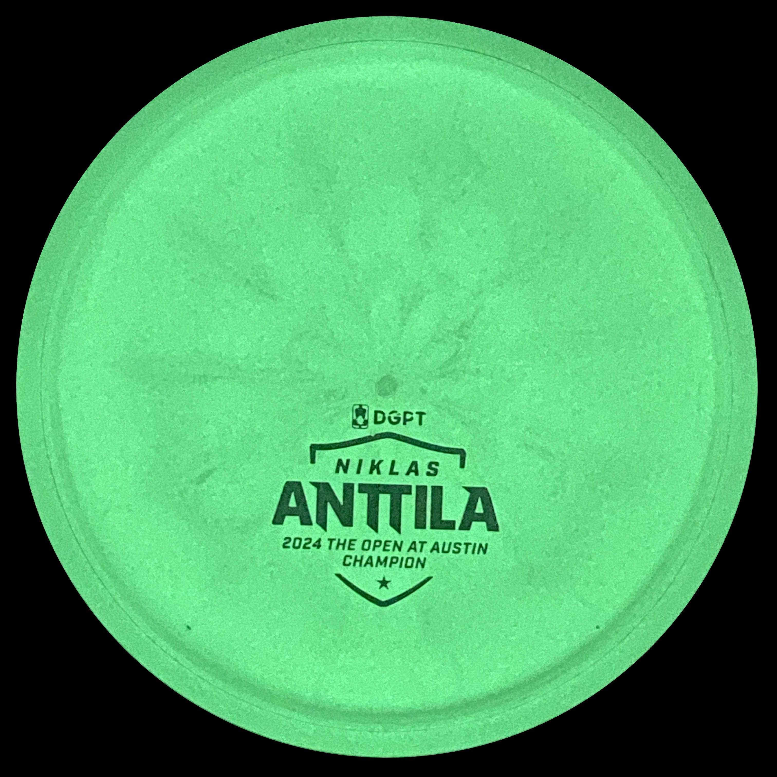 P1 (D-Line Flex 3 Glow - Niklas Anttila 2024 The Open at Austin Champion - Bottom Stamp) - Image 2