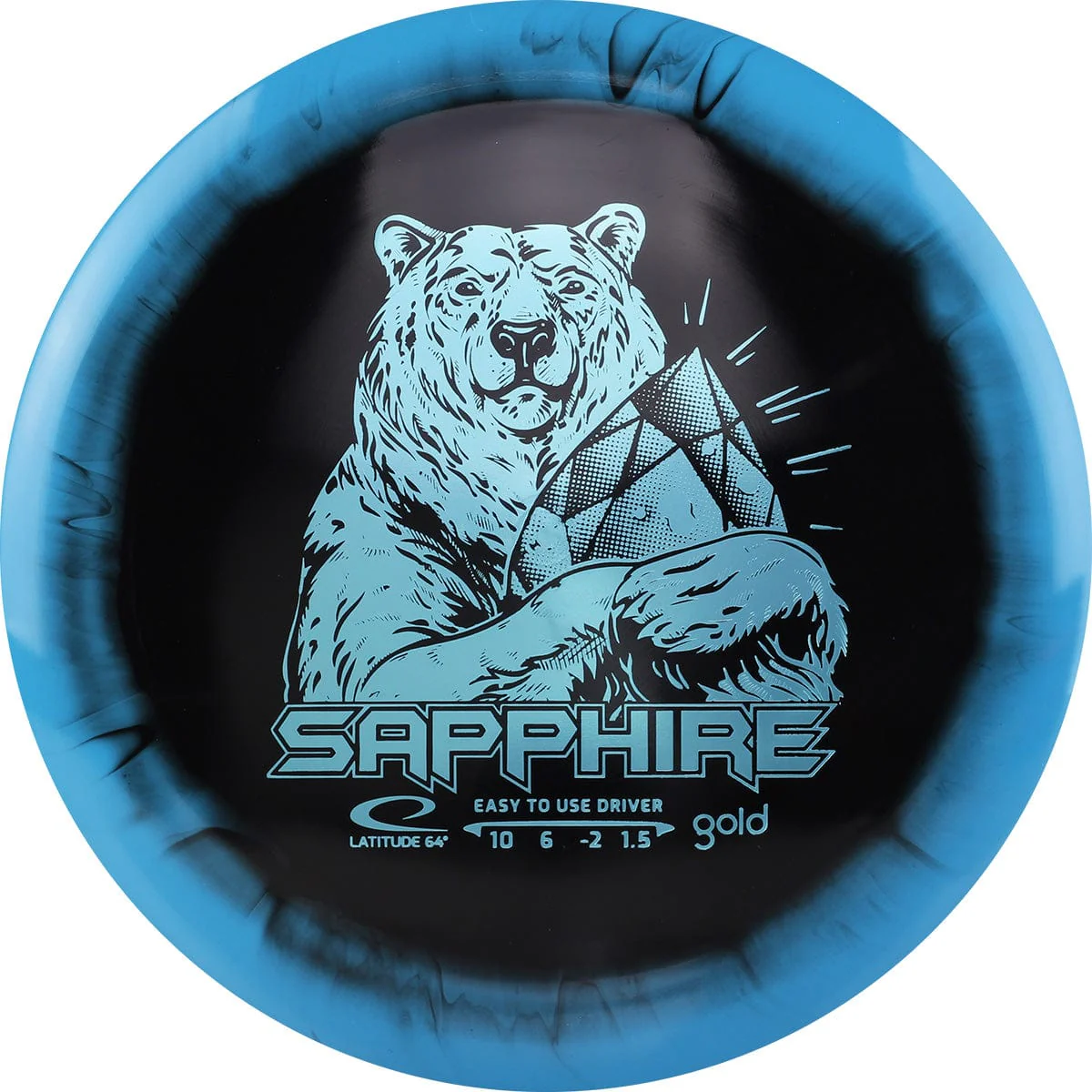 Sapphire (Gold Orbit - Inverted Stamp)