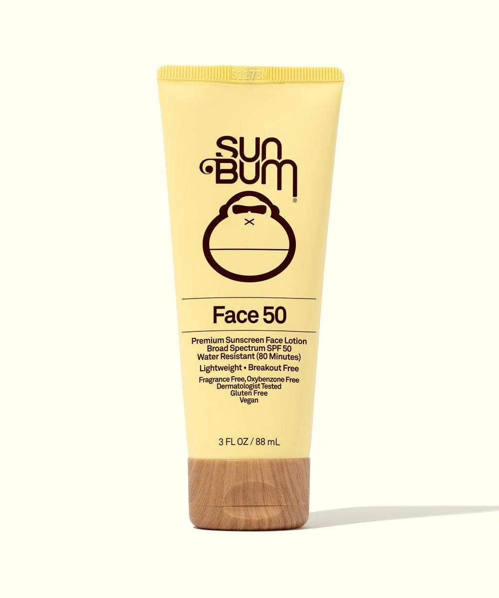 Sunscreen (Sun Bum Original SPF 50 Face Lotion 3 oz)