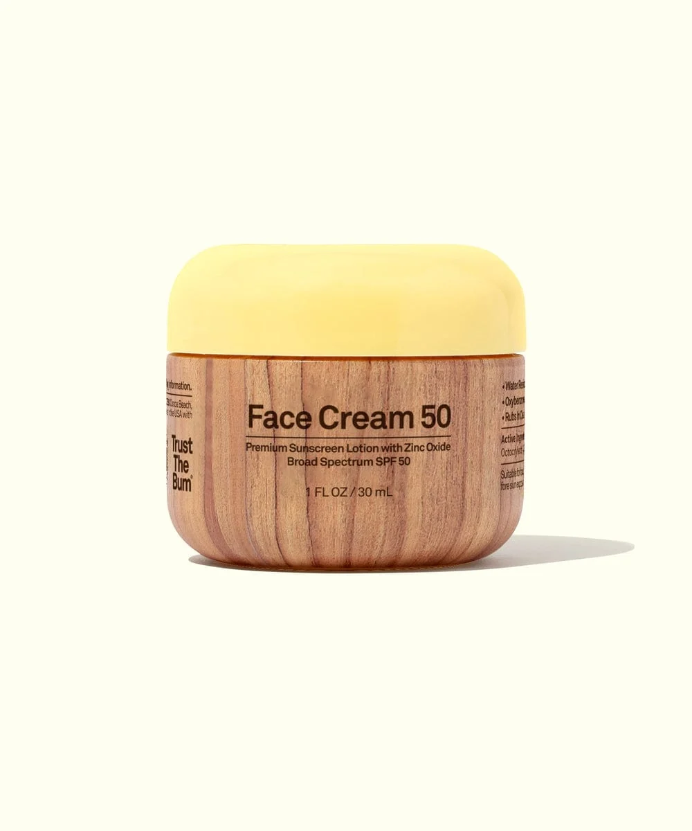 Sunscreen (Sun Bum Original SPF 50 Face Cream 1 oz)