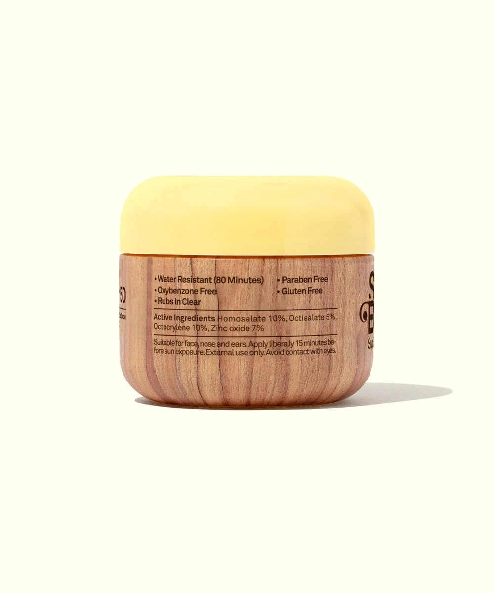 Sunscreen (Sun Bum Original SPF 50 Face Cream 1 oz) - Image 2