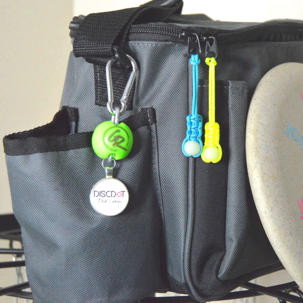 Zipper Pull w/ Mini Glow Dot