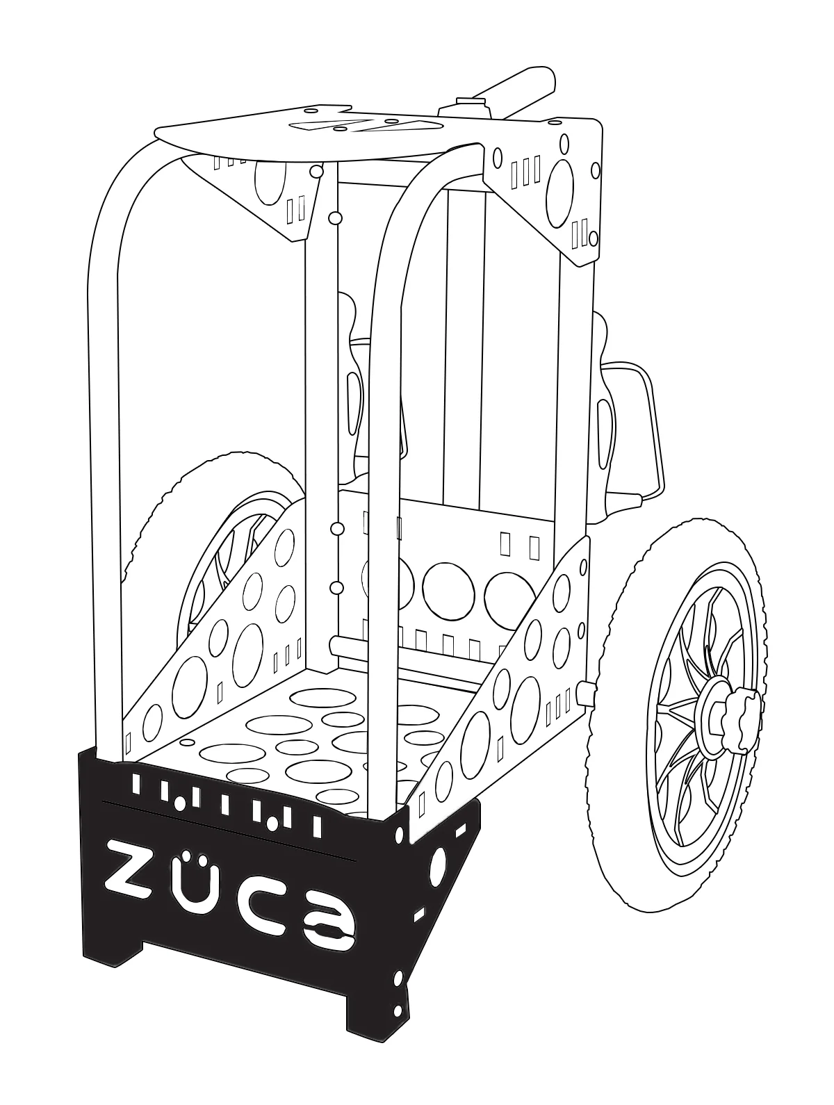 ZÜCA Accessory (All-Terrain Disc Golf Cart Front-Wrapper)