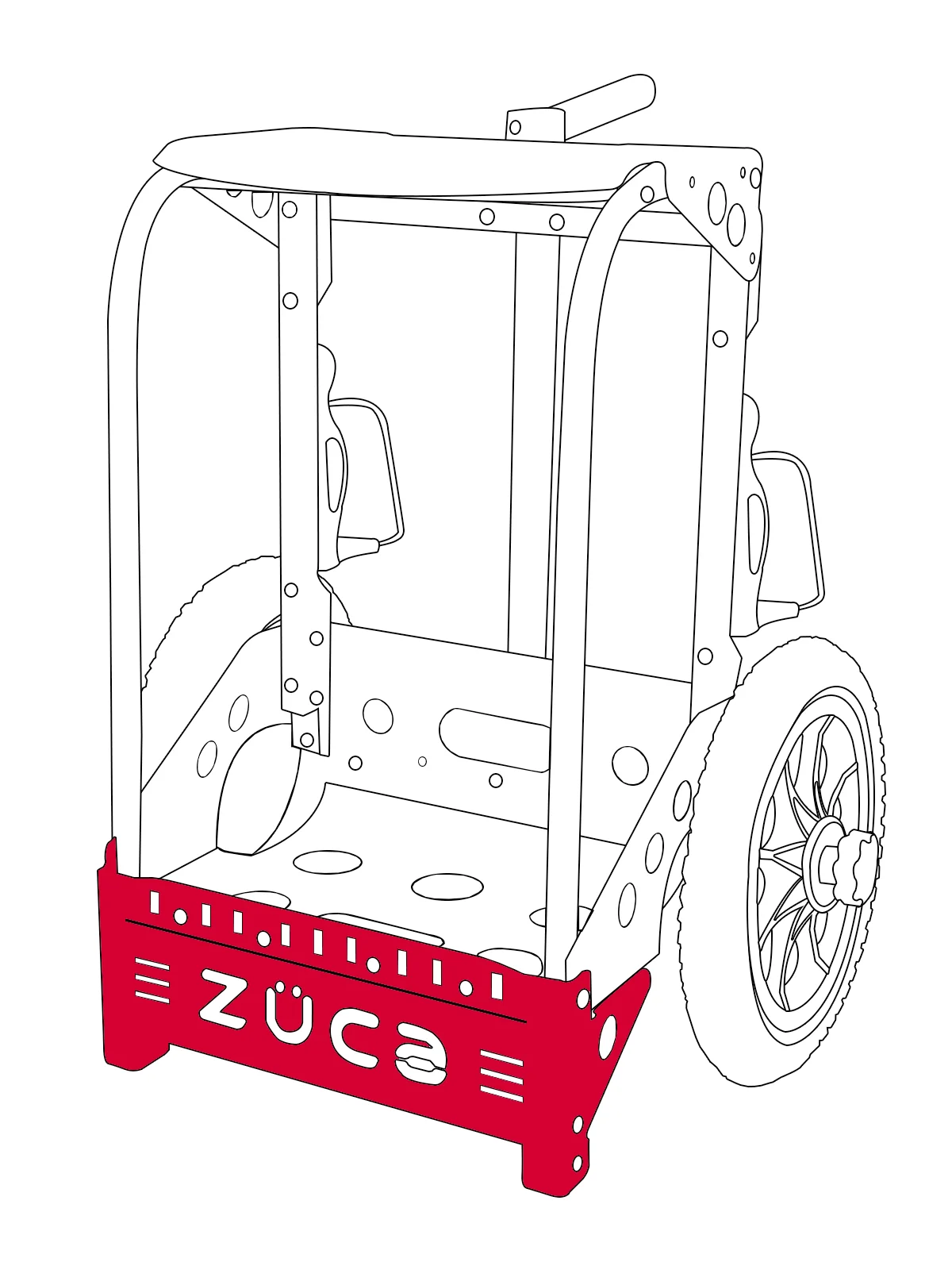 ZÜCA Accessory (Backpack Disc Golf Cart Front-Wrapper) - Image 4